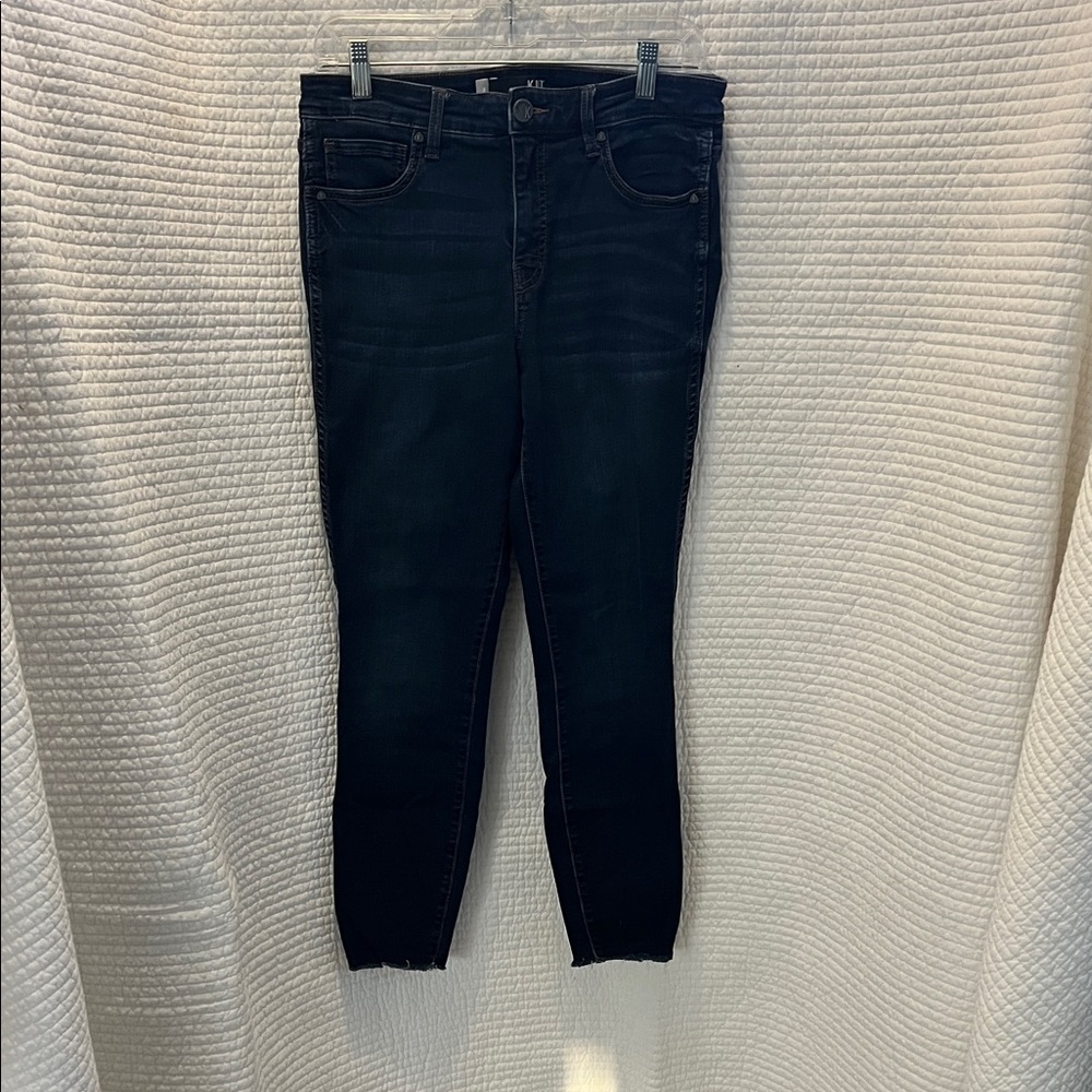 Kut Connie fab ab ankle skinny, high-rise Blue Jeans